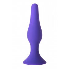 Анальная втулка TOYFA A-Toys , Силикон, Фиолетовый, 12,5 см