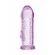 Насадка на пенис TOYFA, TPE, фиолетовая, 13,5 см