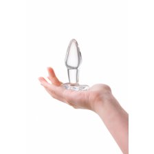 Анальная втулка Sexus Glass, стекло, 10,5 см