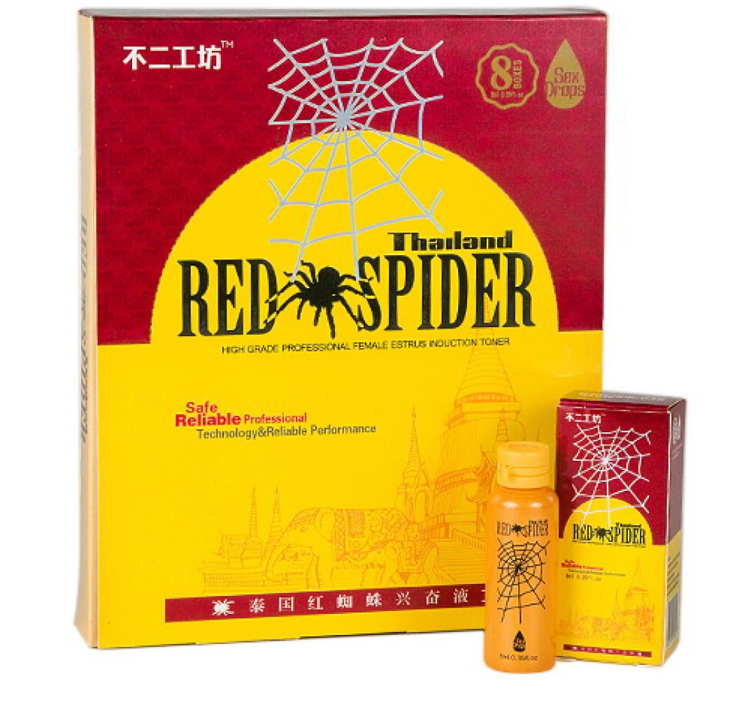 Купить Red Spider ( Красный паук) возбудитель д/женщин 8 мл в Минске:  низкие цены | Секс шоп sex-shop24.by