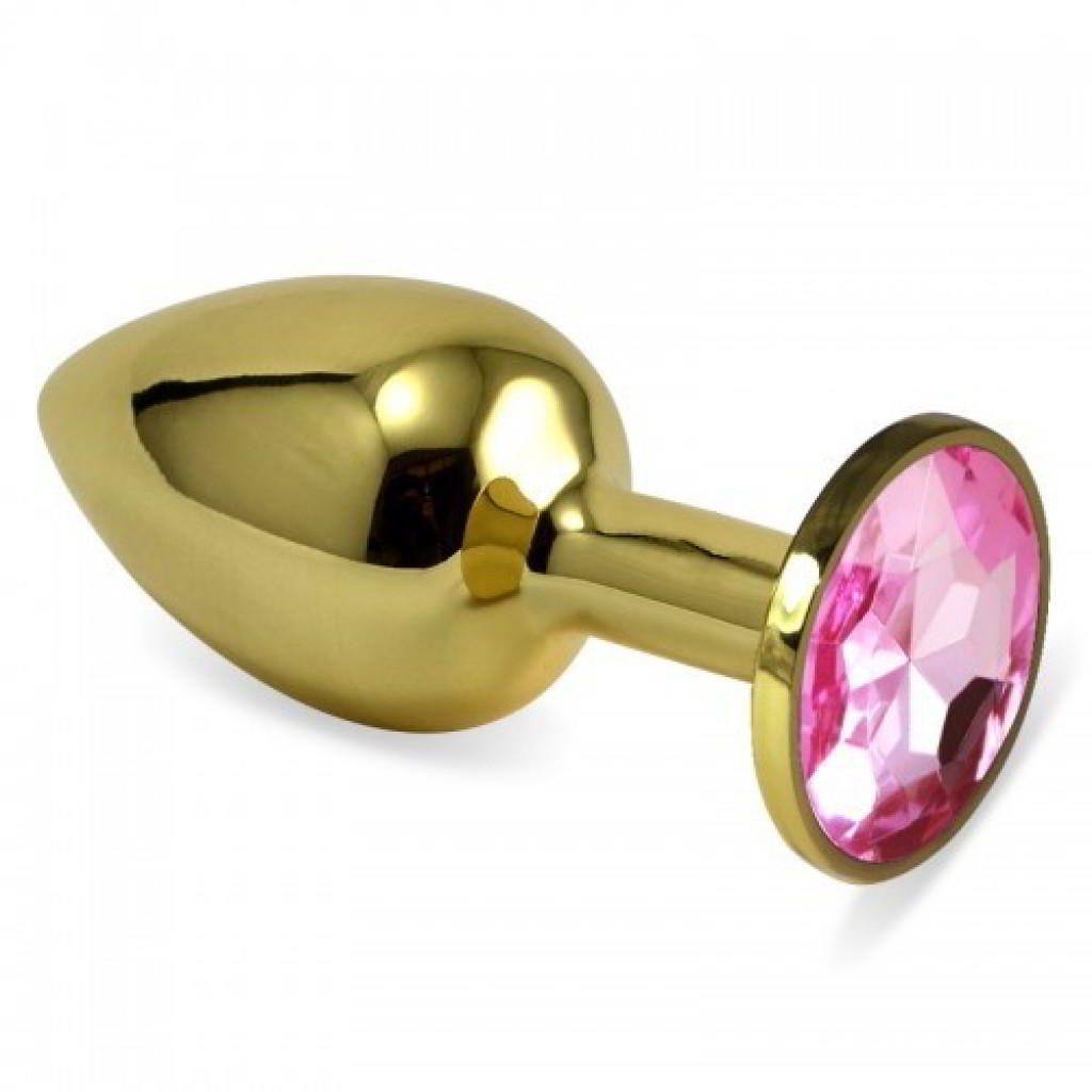 Анальное украшение Golden Plug Small нежно-розовый