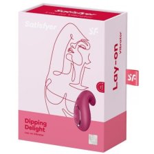 Клиторальный вибростимулятор Satisfyer Dipping Delight розовый