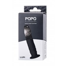 Фаллоимитатор POPO Pleasure by TOYFA Lupi, силикон, черный