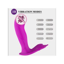 Вибратор с пультом ДУ, 10 режимов