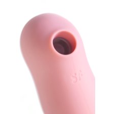 Вакуум-волновой бесконтактный стимулятор клитора Satisfyer Cotton Candy, силикон, розовый