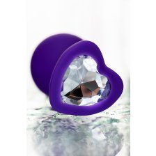 Анальная втулка ToDo by Toyfa Diamond Heart фиолетовая