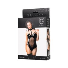 Боди Glossy Sherrie из материала Wetlook, S