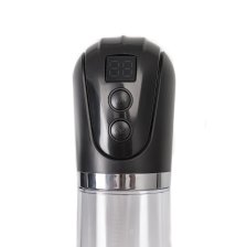 Автоматическая помпа для пениса Sexus men Expert Ivar, ABS-пластик, черная, 32 см