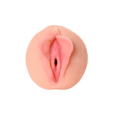 Мастурбатор реалистичный KOKOS ELEGANCE.002 с вибрацией, TPR, телесный, 16 см