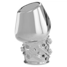 Рельефная насадка с открытой головкой прозрачная Pretty Love Matias