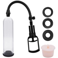 Вакуумная помпа со сменными насадками Discovery Light Rider прозрачная