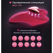 Вибратор в трусики стимулятор с магнитом и пультом ду ,управление через телефон