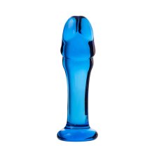 Анальный фаллоимитатор Sexus Glass синий
