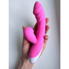 Вибратор с вакуумной стимуляцией клитора