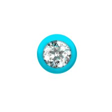 Анальная Цепочка с Кристаллом Emotions Buddy Turquoise
