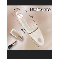 Вибратор с фрикциями и стимуляцией, 95691