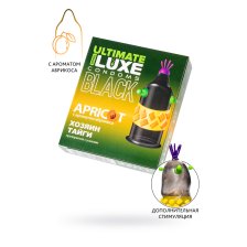 Презервативы Luxe, black ultimate, «Хозяин тайги», абрикос, 18 см, 5,2 см, 1 шт.