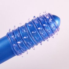 Стимулирующая насадка на пенис с рельефом Sextoy