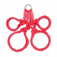 Фиксаторы из японского шелкового бандажа FF Japanese Silk Rope Hogtie Red