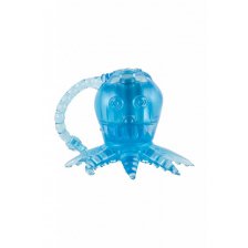 Вибростимулятор осьминог голубой