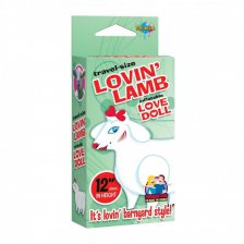 Мини-кукла овечка Travel Size Lovin' Lamb Blow Up Doll