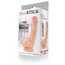 Вибратор RealStick #108 телесный 17 см 7 режимов вибрации