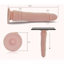 Фаллос Real Feel Silicone Dildo телесный