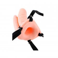 Фаллопротез для двойного проникновения Unisex Hollow Double Penetrator