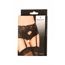 Эротические трусики-пояс Erolanta Lingerie Collection с высокой посадкой, черные (42-44)