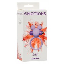 Эрекционное виброколечко Emotions Minnie Purple