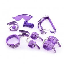 БДСМ набор CLASSIC SET фиолетовый 7 предметов