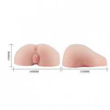 Большой реалистичный слепок вагины и попки с вибрацией Heather Vandeven