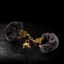 Наручники FF Gold Deluxe Furry Cuffs