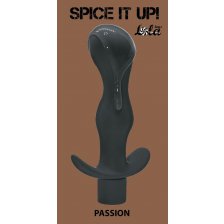 Анальная пробка с вибрацией Spice it up Passion Dark Grey