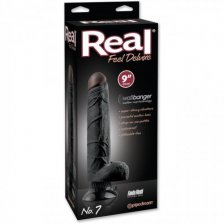 Фаллоимитатор на присоске Real Feel Deluxe No.7 Black