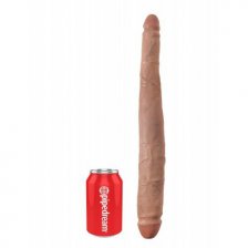 Двухсторонний фаллоимитатор King Cock 16 Tapered Double Dildo