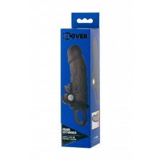 Насадка Toyfa XLover, для увеличения размера с кольцои и вибрацией