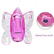 Фиолетовая вибробабочка Sex Butterfly