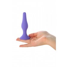 Анальная втулка TOYFA A-Toys, Силикон, Фиолетовый, 10,2 см