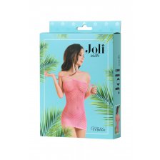 Платье-сетка Joli Malibu, розовый, S/M