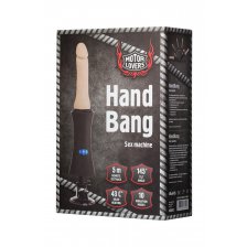 Секс-машина HandBang, MotorLovers, ABS, черный, 41,5 см