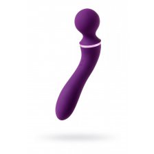 Многофункциональный вибромассажер Eromantica Uma, Силикон, Фиолетовый, 20 см