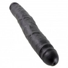 Двухсторонний фаллоимитатор King Cock 12 in Dildo Black