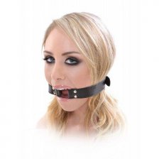 Кляп-кольцо FF Series Beginner's Open Mouth Gag Black