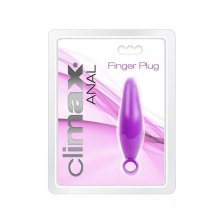 Анальная пробка, 10,5 см Climax® Anal Finger Plug - Topco Sales фиолетовая
