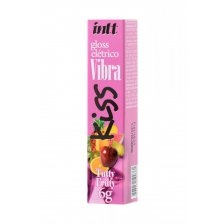 Блеск для губ INTT GLOSS VIBE Tutti-frutti с эффектом вибрации, фруктовый, 6 г