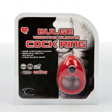 Эрекционное кольцо с вибропулей TLC® Buldge Vibrating Silicone Cock Ring