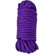 Фиолетовая веревка для бондажа Fetish Bondage Rope 10 метров