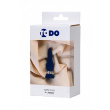 Анальная втулка ToDo by Toyfa Сlassic, размер S, синяя