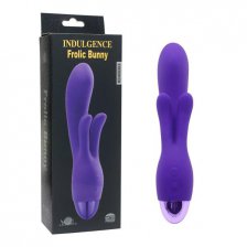 Вибратор INDULGENCE Rechargeable Frolic Bunny purple